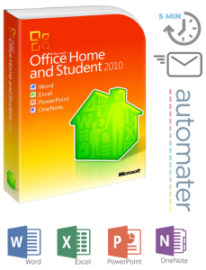 Microsoft Office 2010 Home & Student / natychmiastowa wysyłka e-mail / Salon Warszawa / FVAT23%