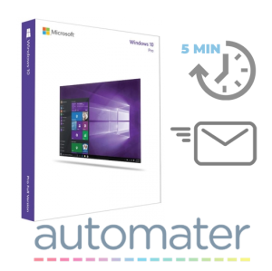 Microsoft Windows 10 Pro / natychmiastowa wysyłka e-mail / Salon Warszawa / FVAT23%