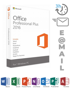Microsoft Office 2016 Professional Plus / szybka wysyłka e-mail / 1PC WINDOWS / Salon Warszawa / FVAT23%